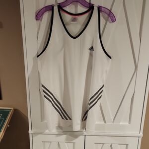 White Adidas Athletic Tank